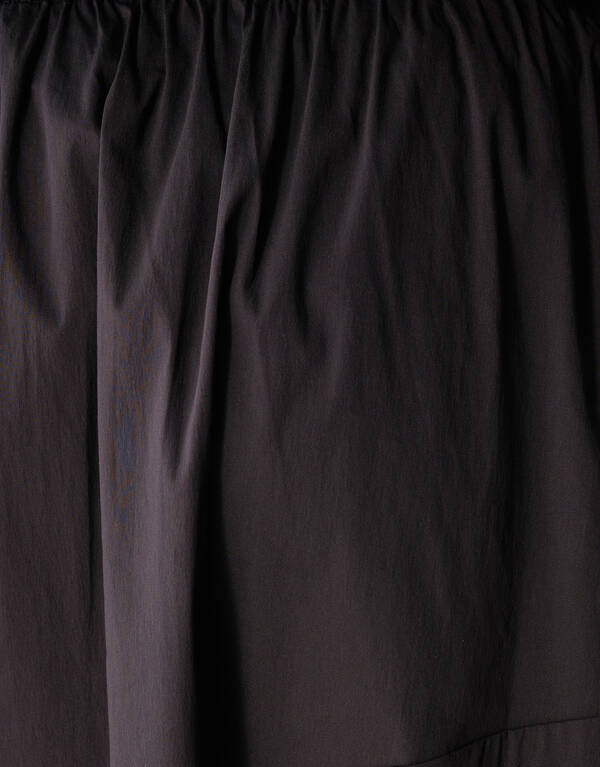 Popeline Maxi Rock Schwarz SHOEBY WOMEN