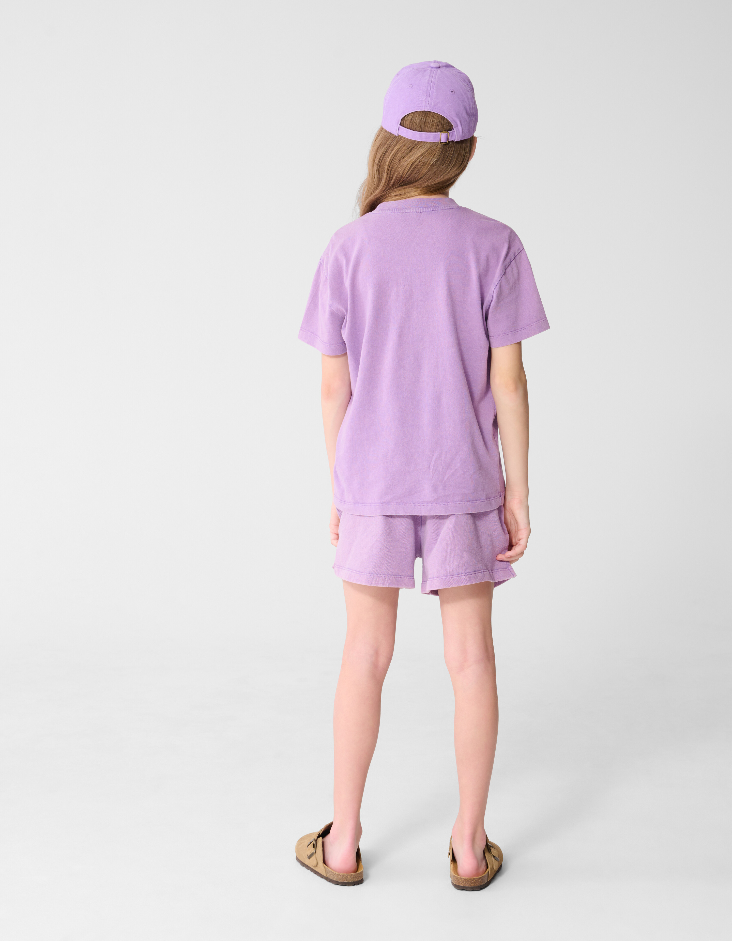 Palm Washed Shorts Lila SHOEBY GIRLS