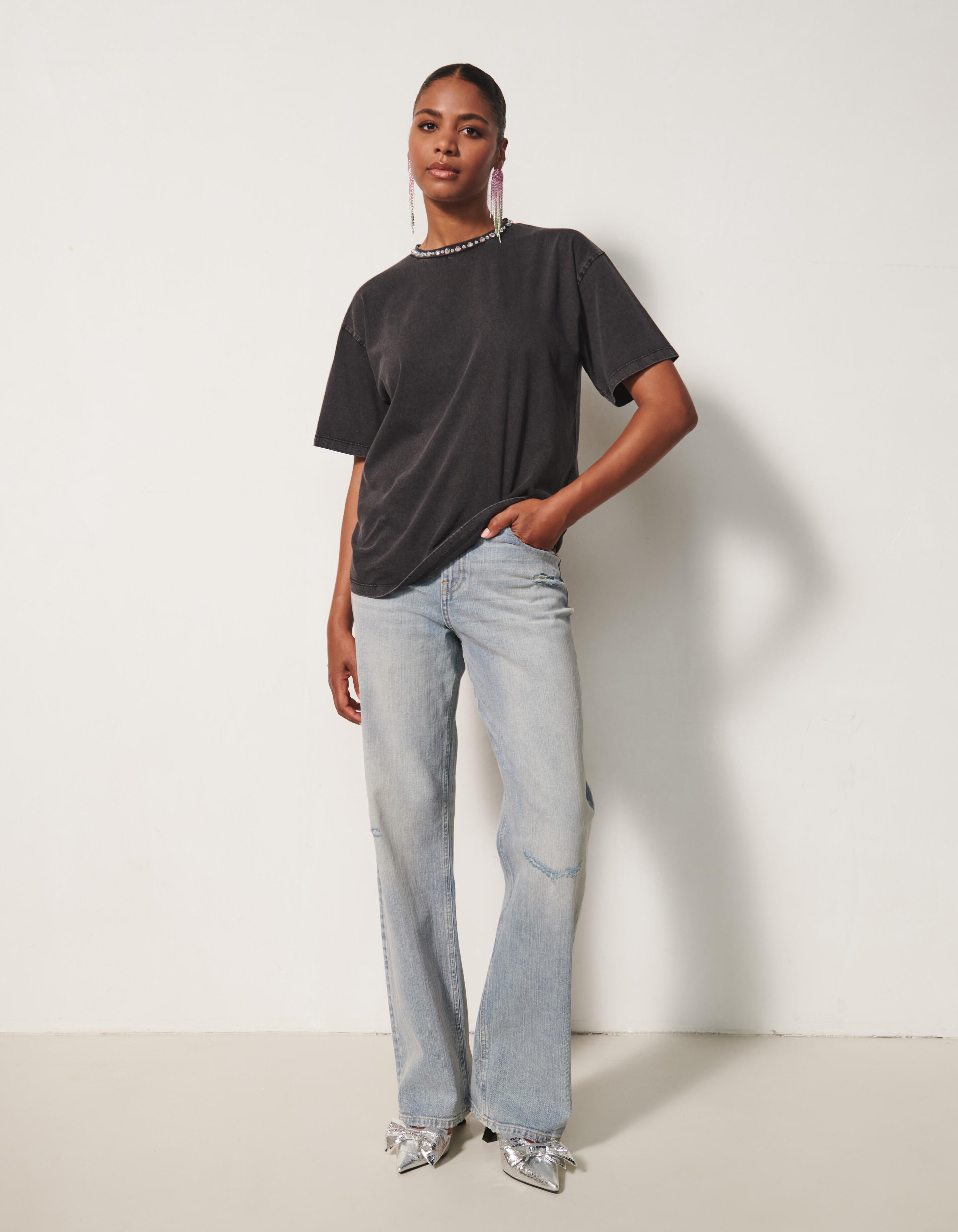 Weit geschnittene Jeans Hellblau von Fred SHOEBY WOMEN