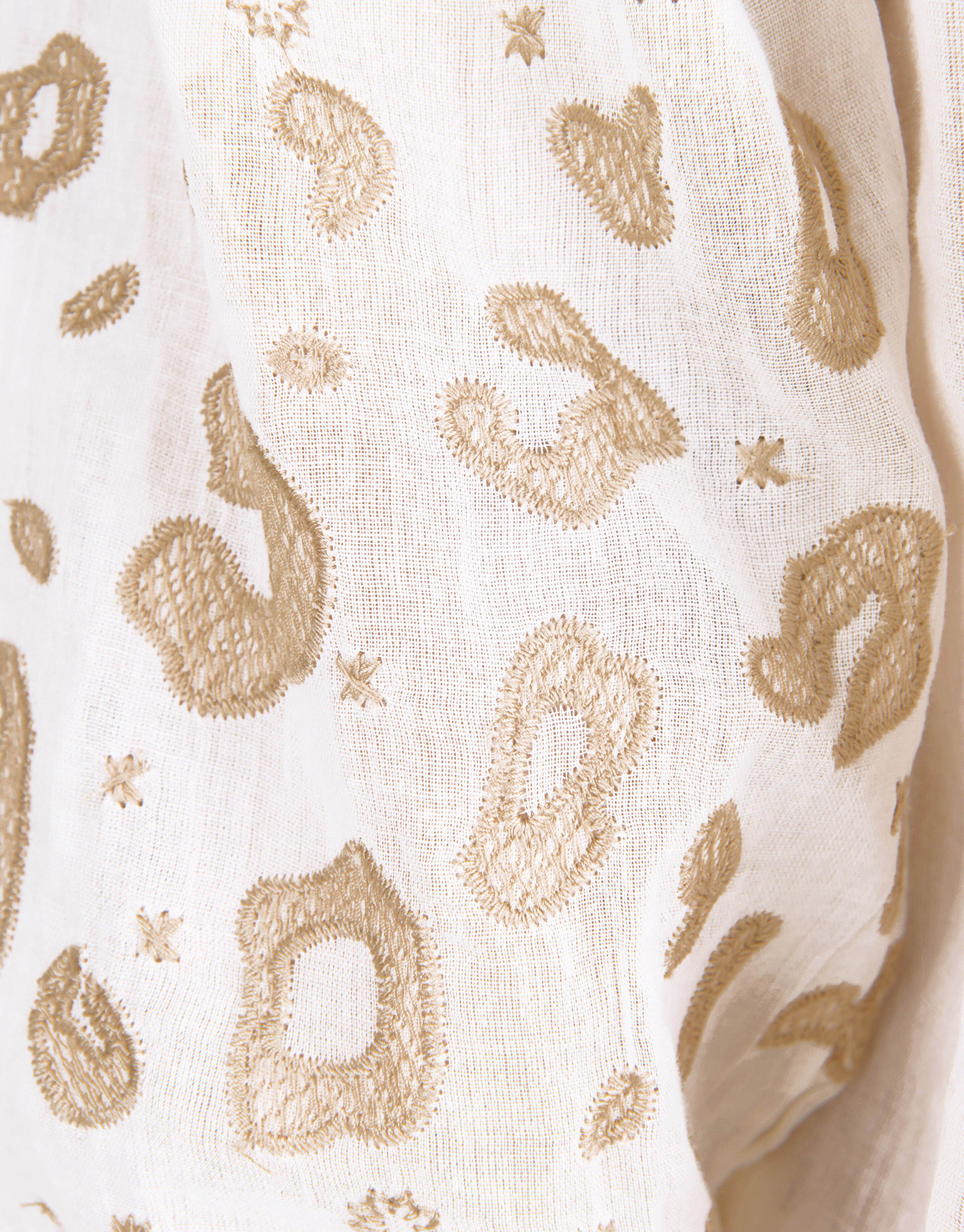 Bluse mit Stickerei Weiß SHOEBY GIRLS