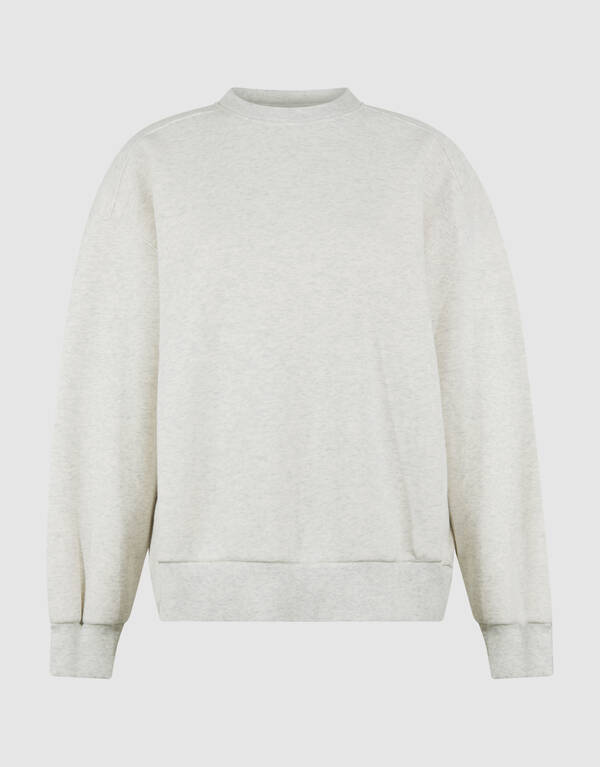 Pullover mit Schnürung in Hellgrau SHOEBY WOMEN