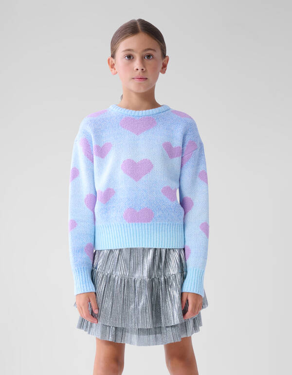 Glänzender Silber-Minirock SHOEBY GIRLS