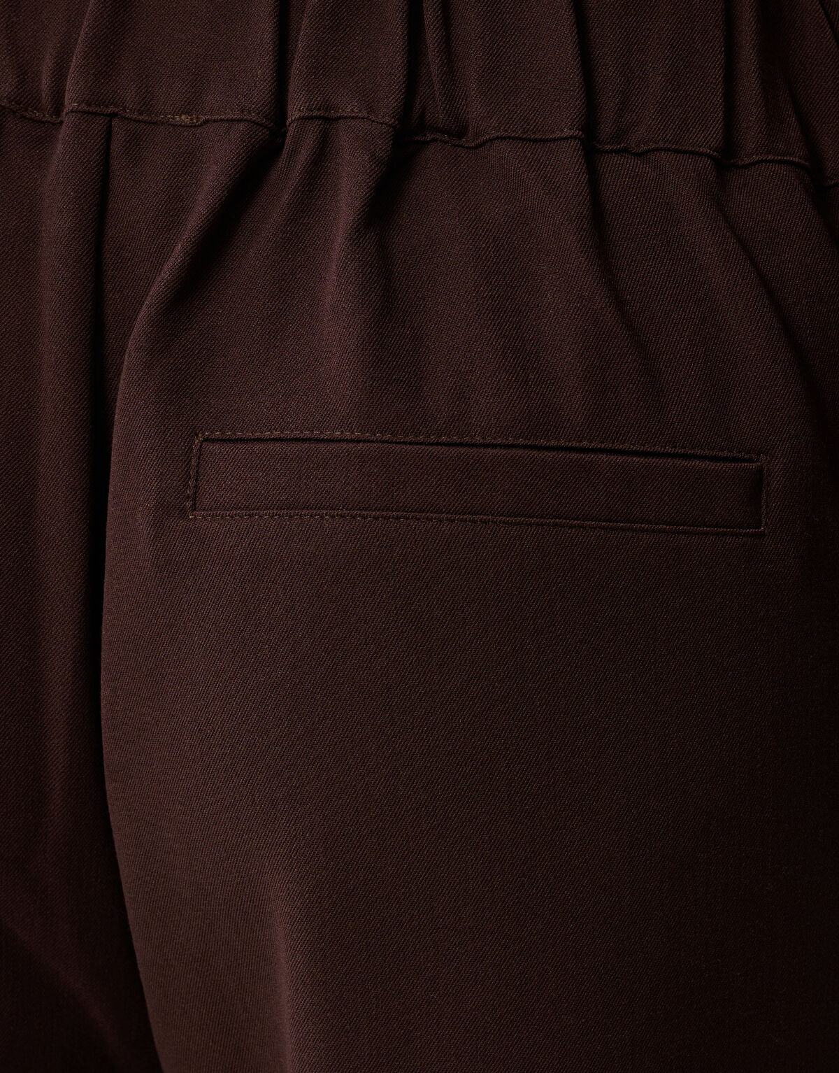 Weite Hose mit braunem Bein SHOEBY WOMEN