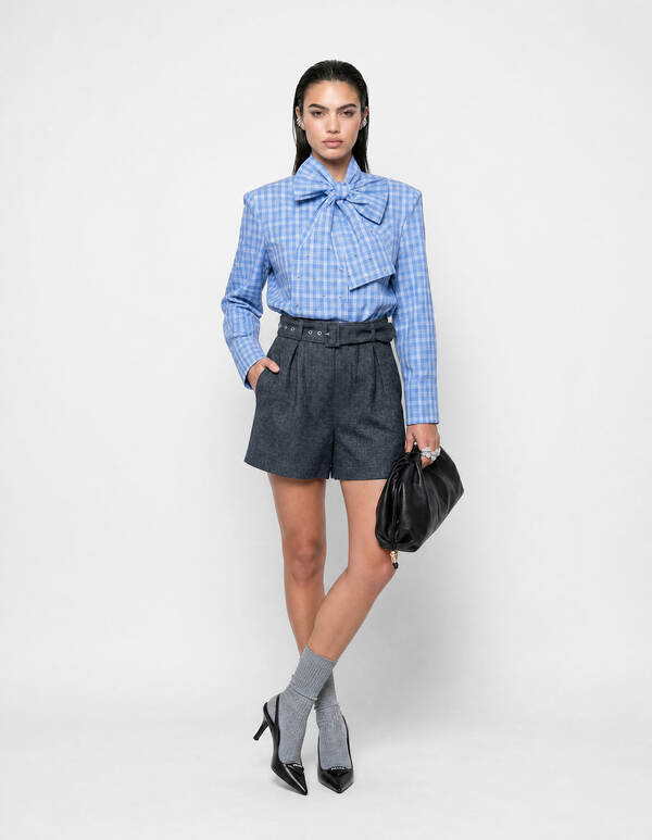 Wollshorts Grau SHOEBY WOMEN