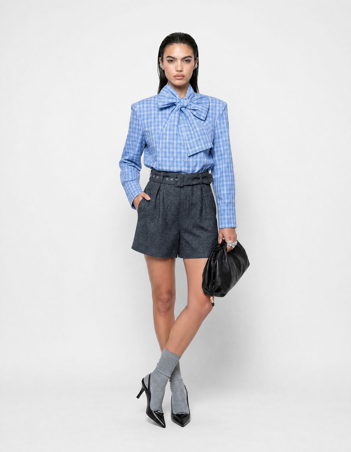 Wollshorts Grau SHOEBY WOMEN