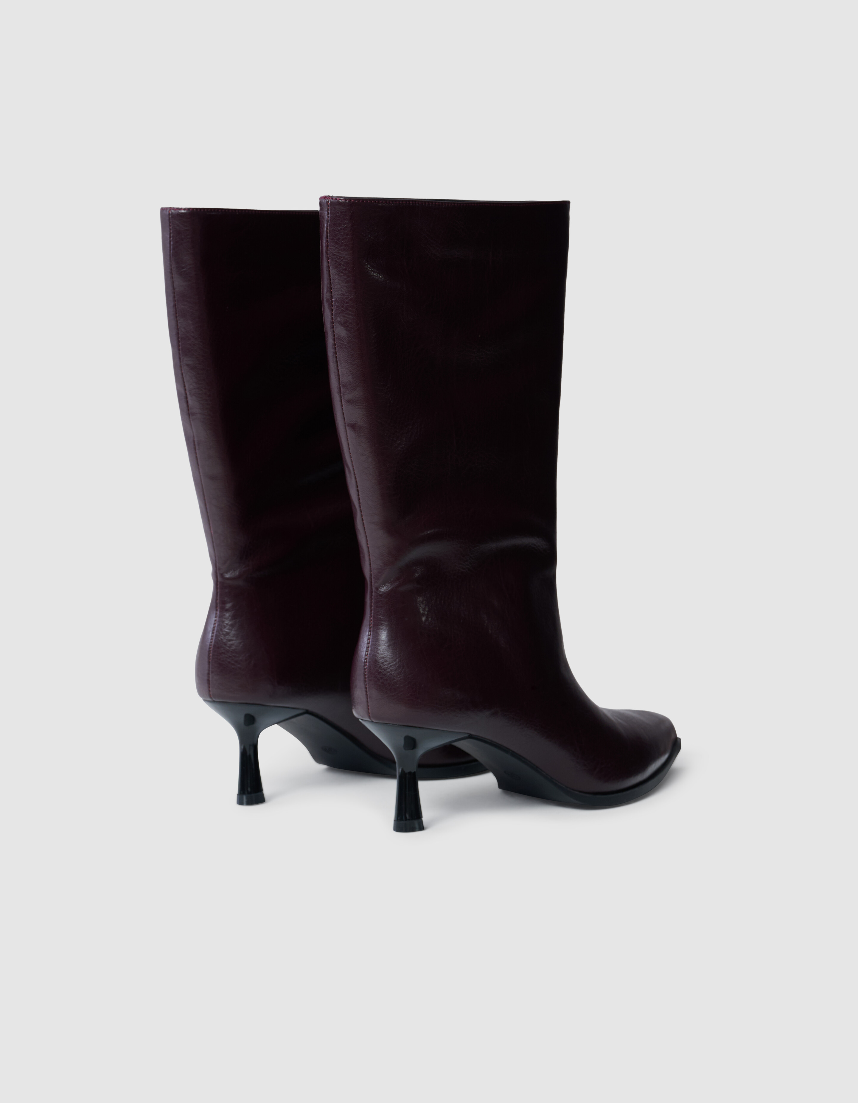 Hohe Stiefel Dunkelrot SHOEBY SHOES