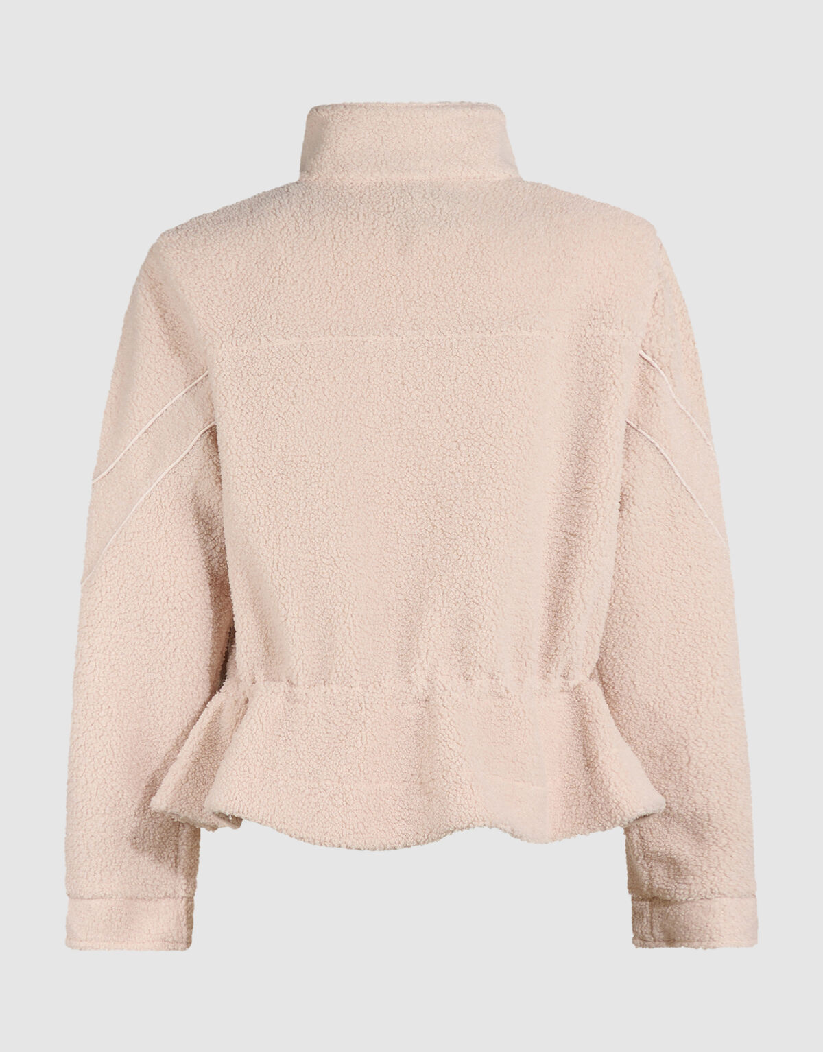 Teddy Peplum Pullover Ecru SHOEBY WOMEN
