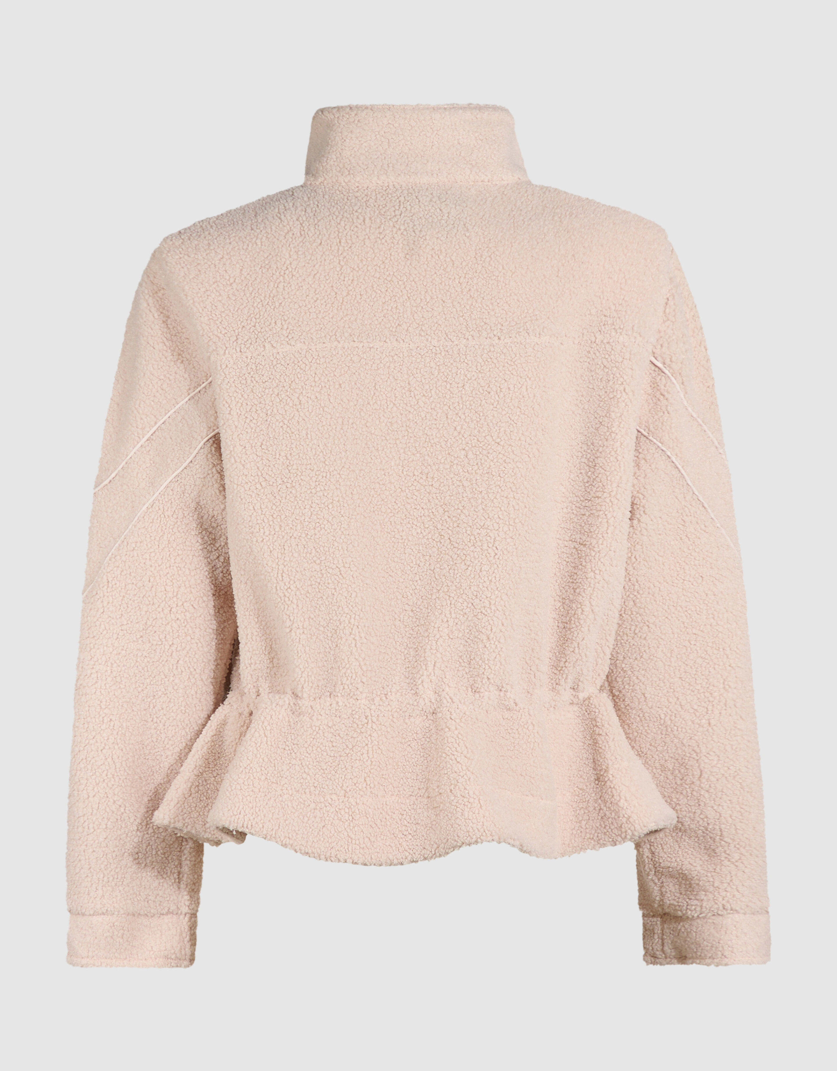Teddy Peplum Pullover Ecru SHOEBY WOMEN