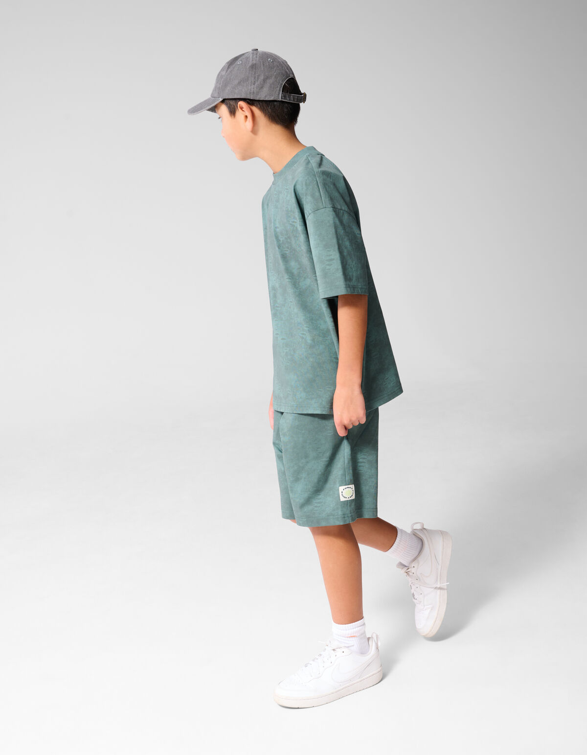 Gewaschenes kurzes Gr&uuml;n SHOEBY BOYS