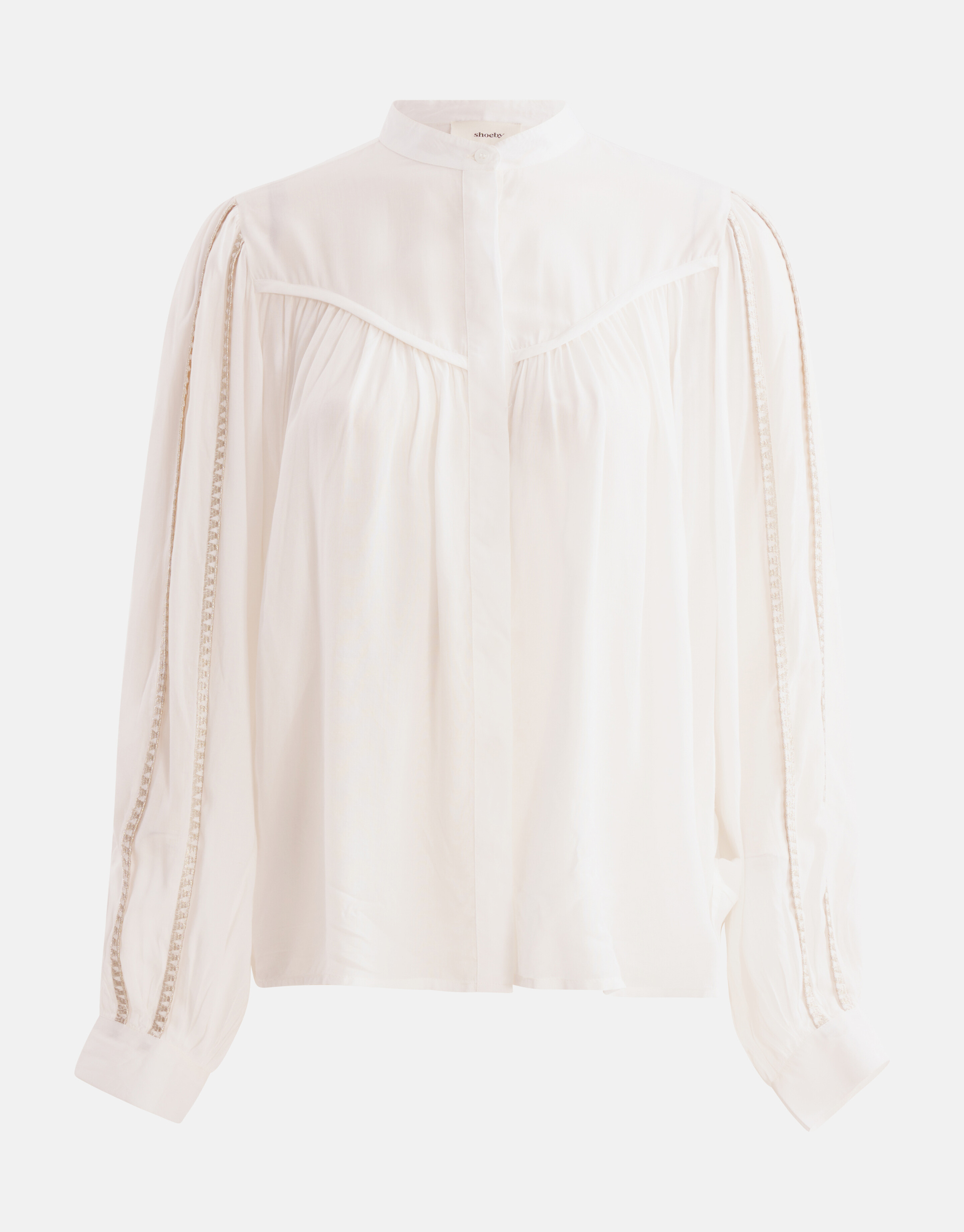 Faltenbluse Off White By Mieke SHOEBY WOMEN