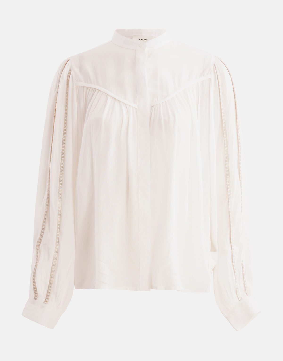 Faltenbluse Off White By Mieke SHOEBY WOMEN