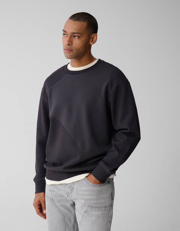 Big Sparkle Sweater Dunkelgrau SHOEBY MEN