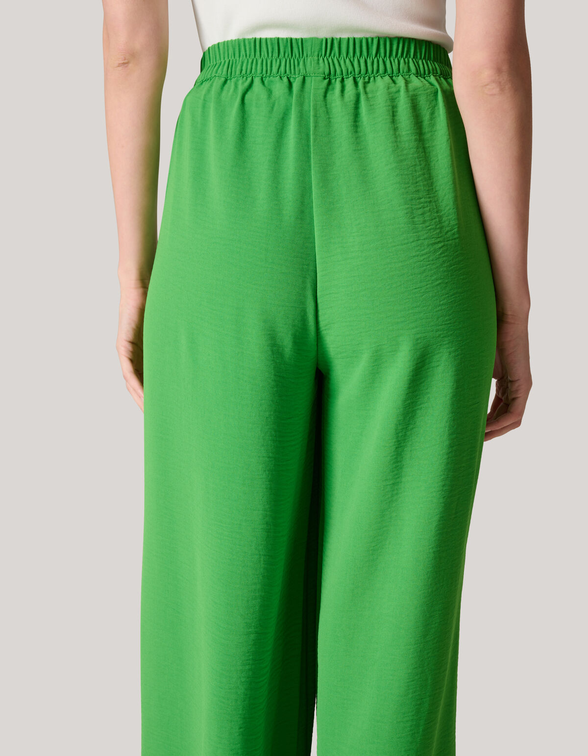 Wide Leg Broek Groen SHOEBY WOMEN