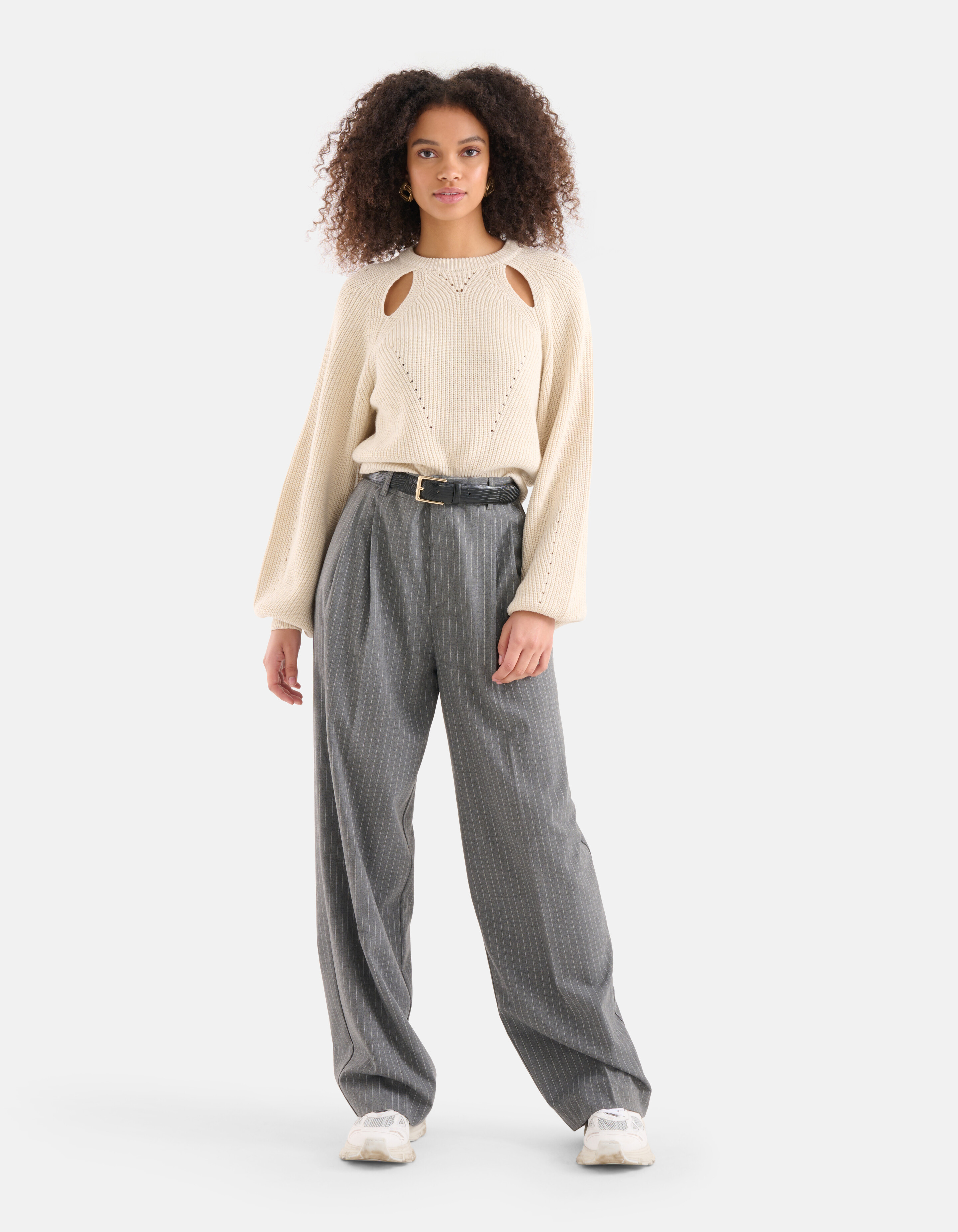 Ausgeschnittener Pullover Off White SHOEBY WOMEN