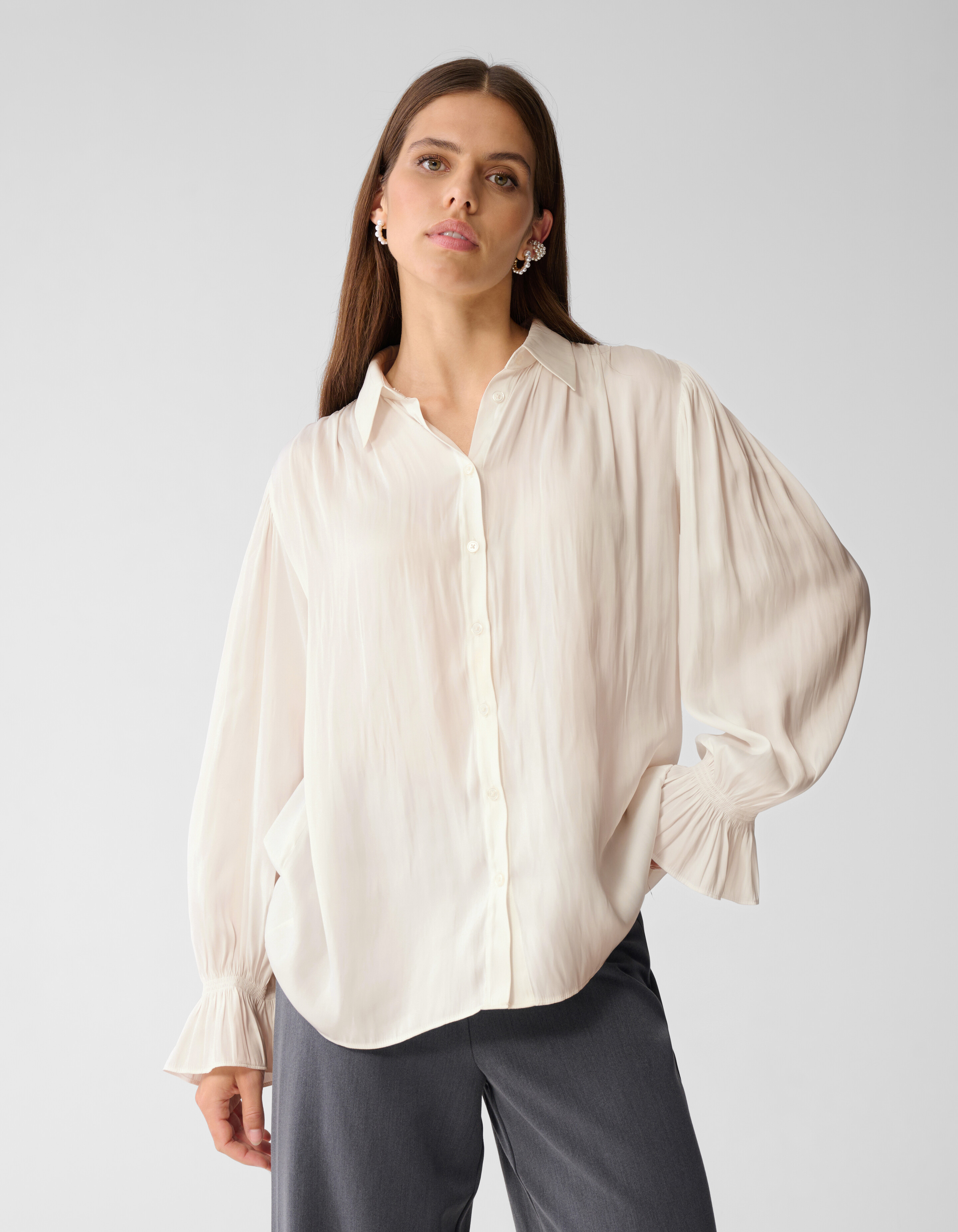 Raffbluse Off White von Mieke SHOEBY WOMEN