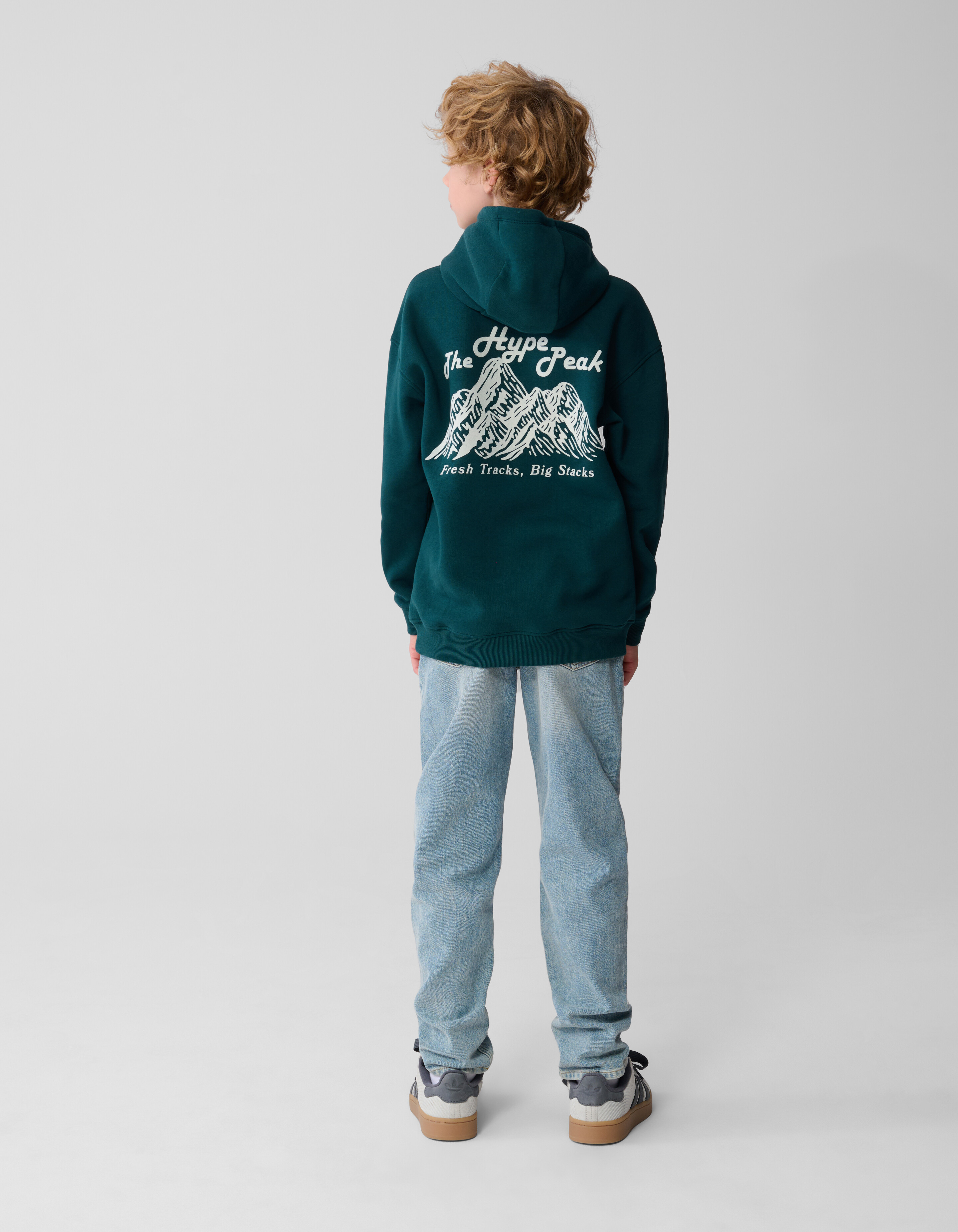 Hype Artwork Hoodie Dunkelgrün SHOEBY BOYS