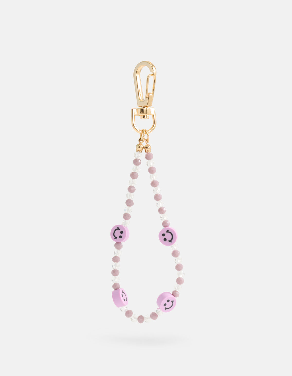 Perlen-Schlüsselanhänger Hellviolett SHOEBY ACCESSOIRES