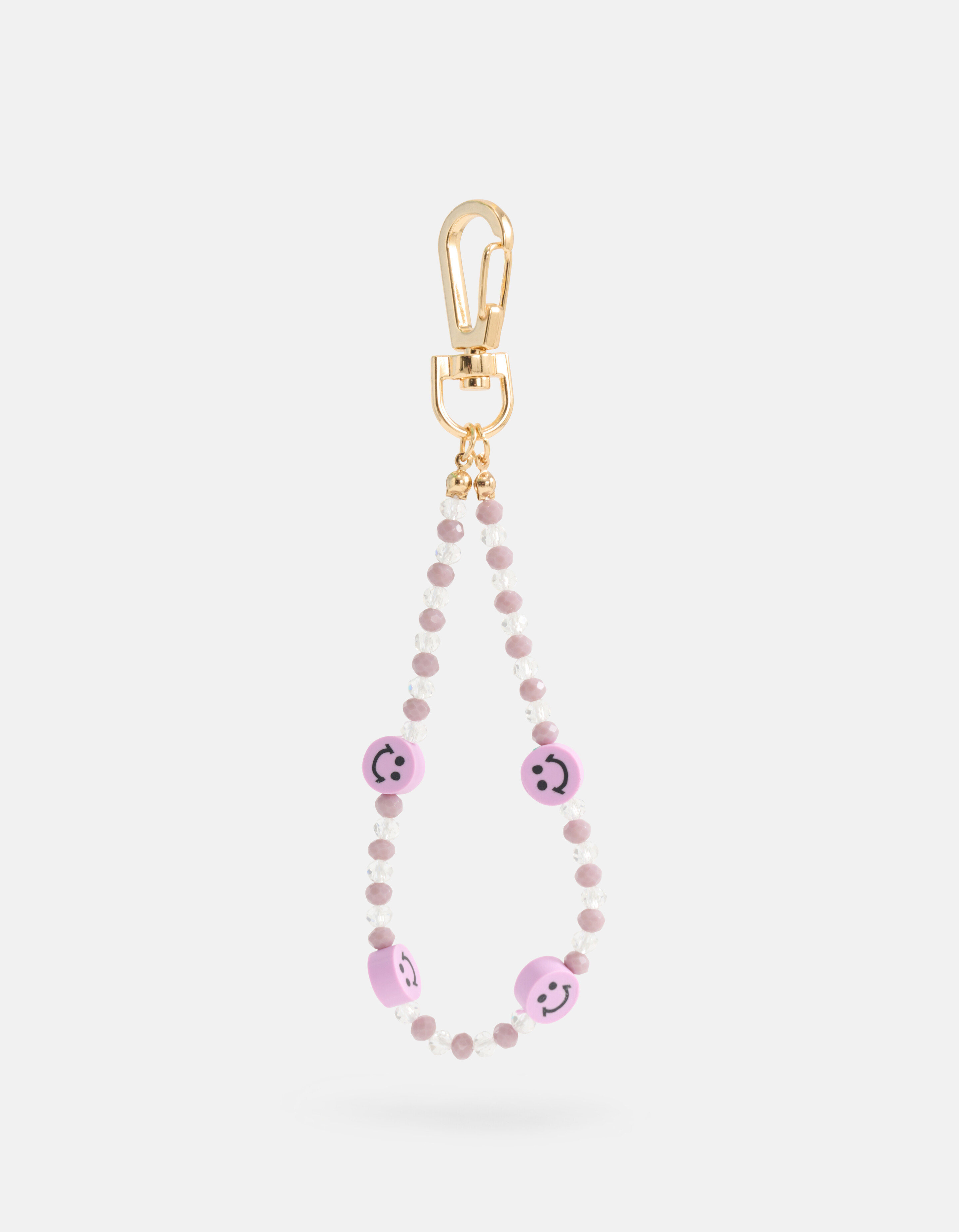 Perlen-Schlüsselanhänger Hellviolett SHOEBY ACCESSOIRES