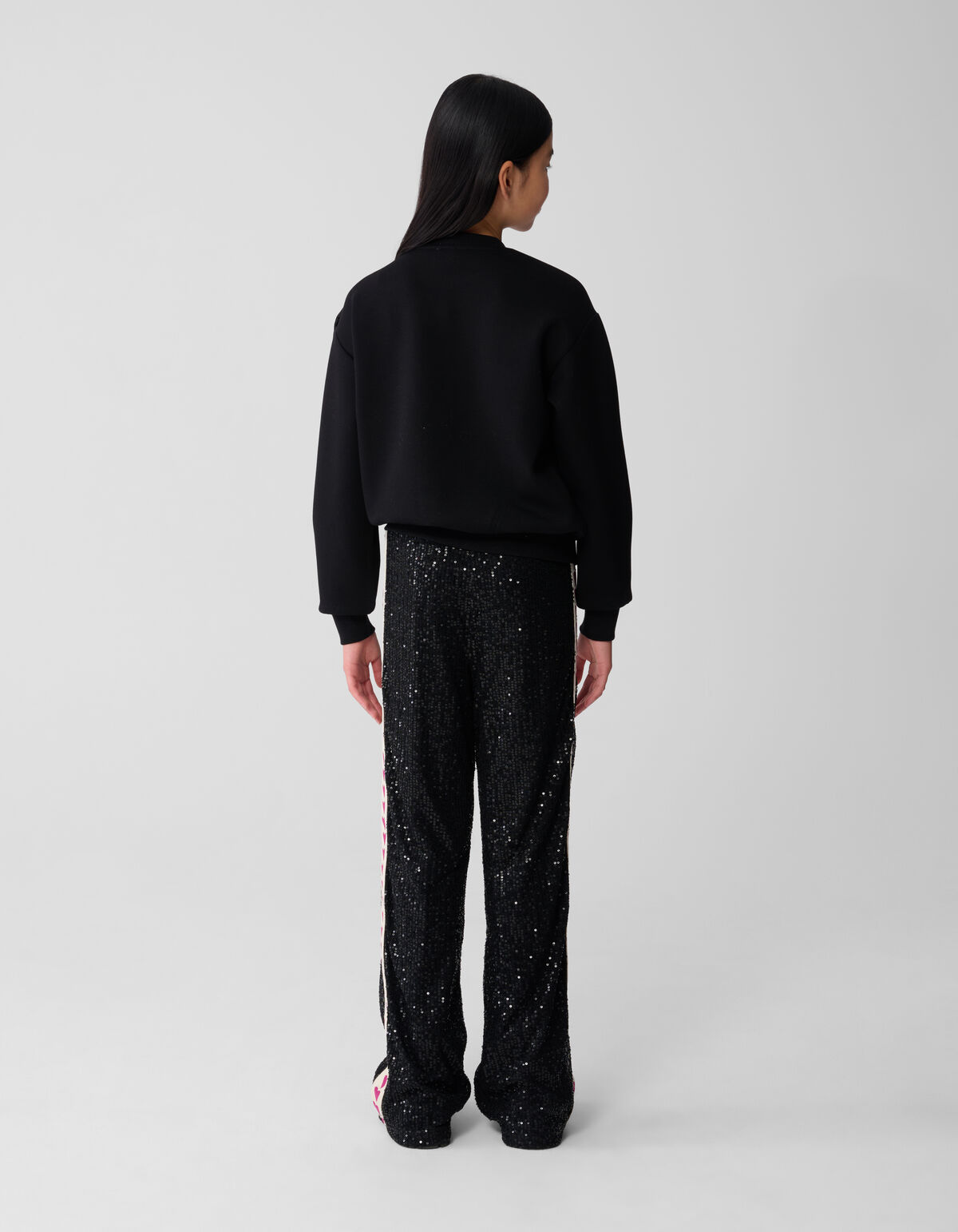 Big Strik Pullover Schwarz SHOEBY GIRLS