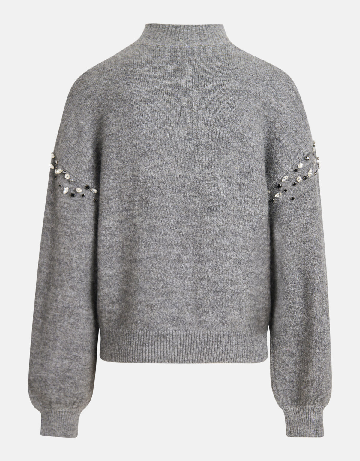 Nieten-Pullover Dunkelgrau SHOEBY WOMEN