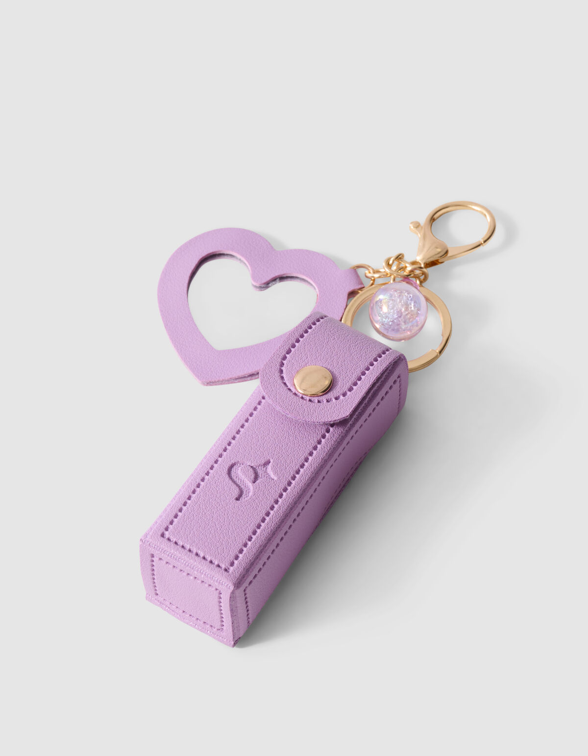 Herz-Etui-Schl&uuml;sselanh&auml;nger Lila SHOEBY ACCESSOIRES