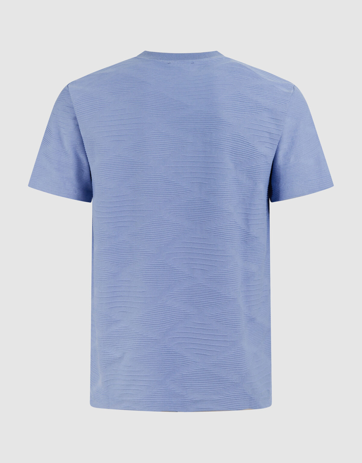 Wave Texture T-shirt Hellblau SHOEBY MEN