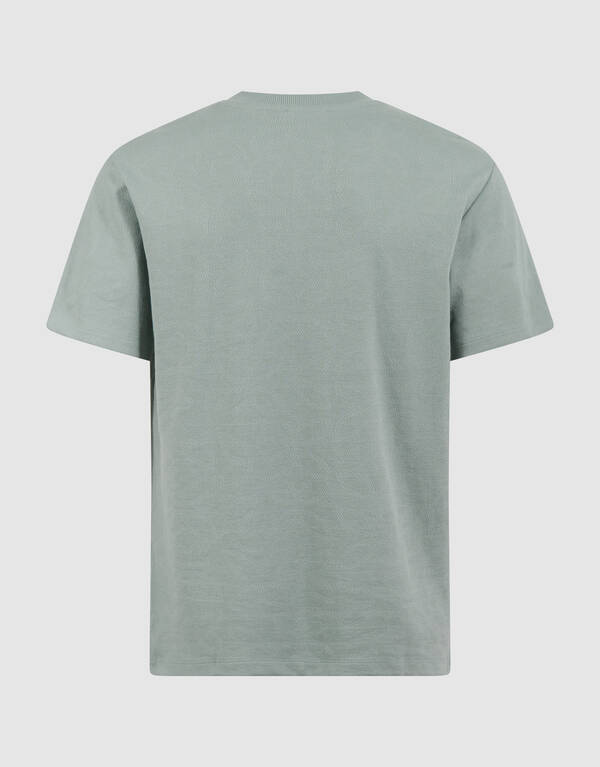 All Over Struktur T-Shirt Hellgr&uuml;n SHOEBY MEN