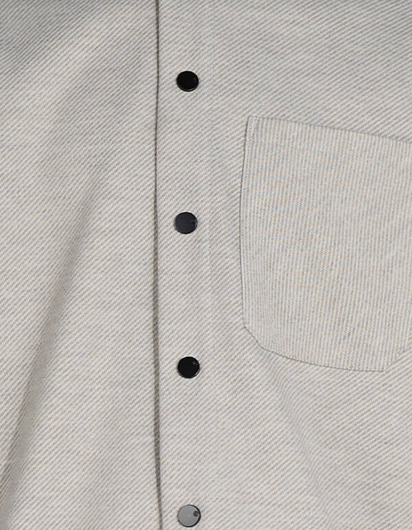 Soft Twill Overshirt Hellgrau SHOEBY MEN