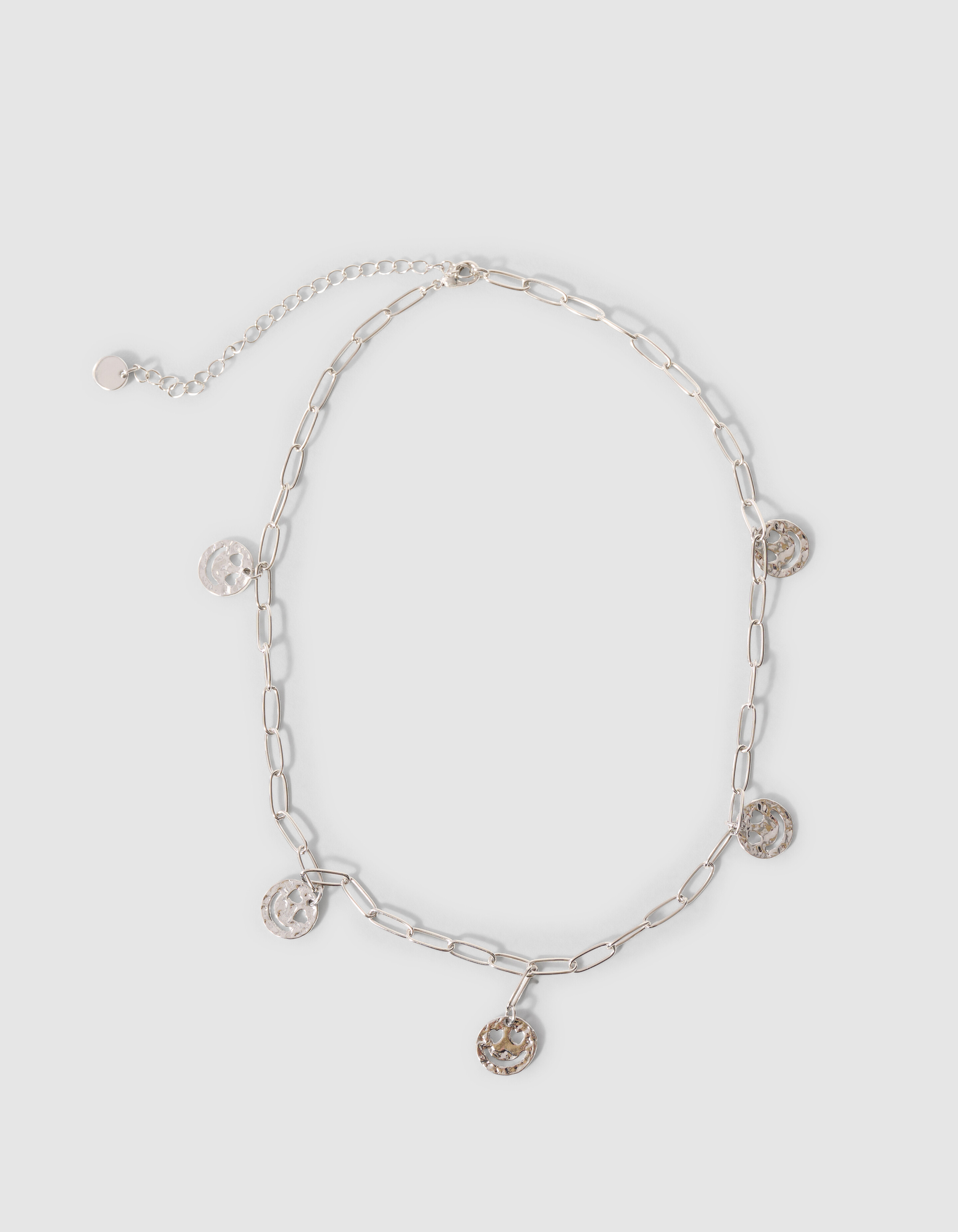 Smiley Halskette Silber SHOEBY ACCESSOIRES
