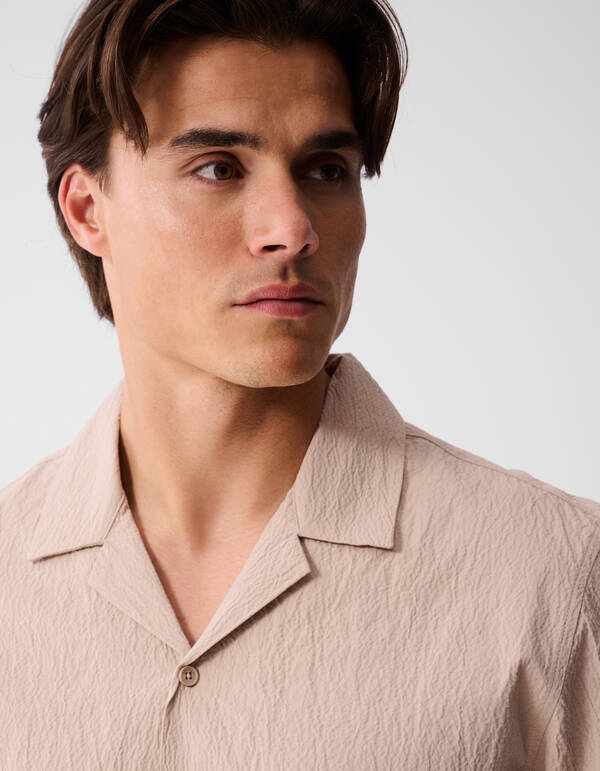 Textur Shirt Sand SHOEBY MEN