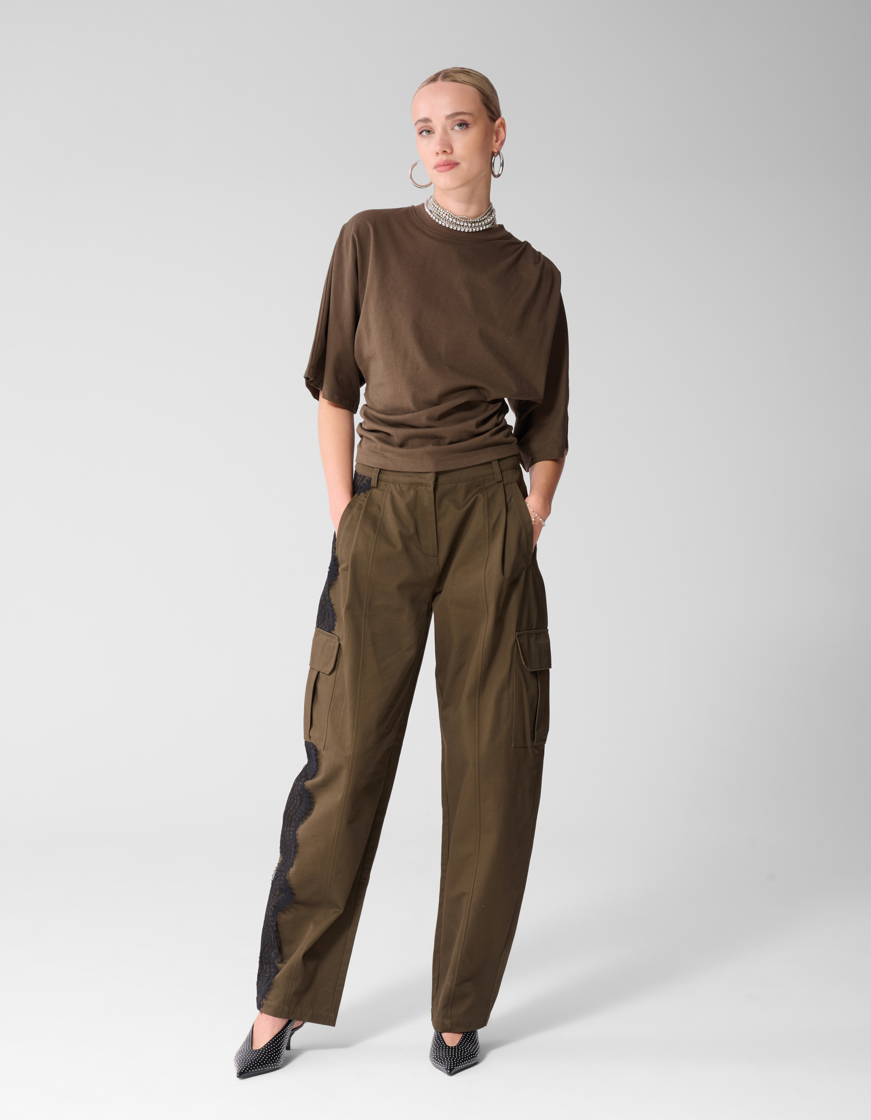 Drape Top Braun SHOEBY WOMEN