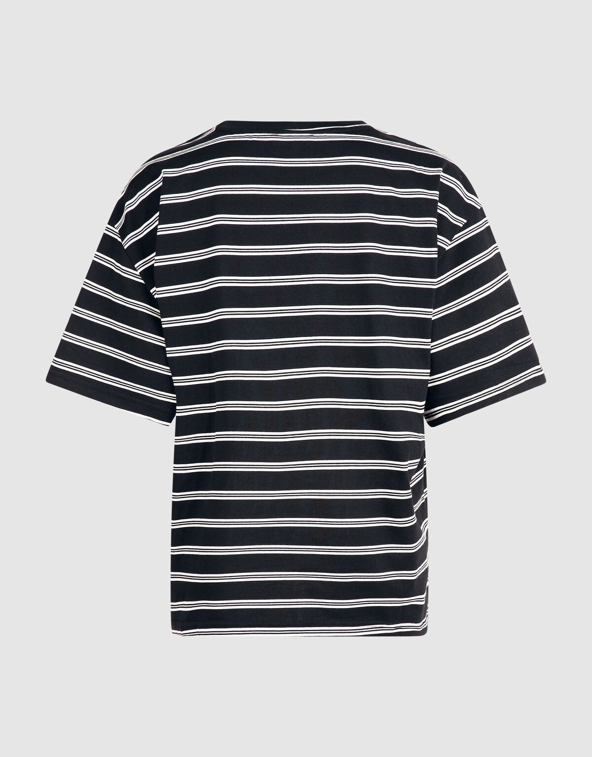 Schal Gestreiftes T-Shirt Schwarz/Wei&szlig; SHOEBY WOMEN