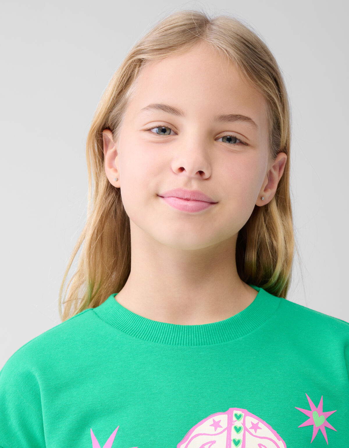 Artwork Pullover Grün SHOEBY GIRLS