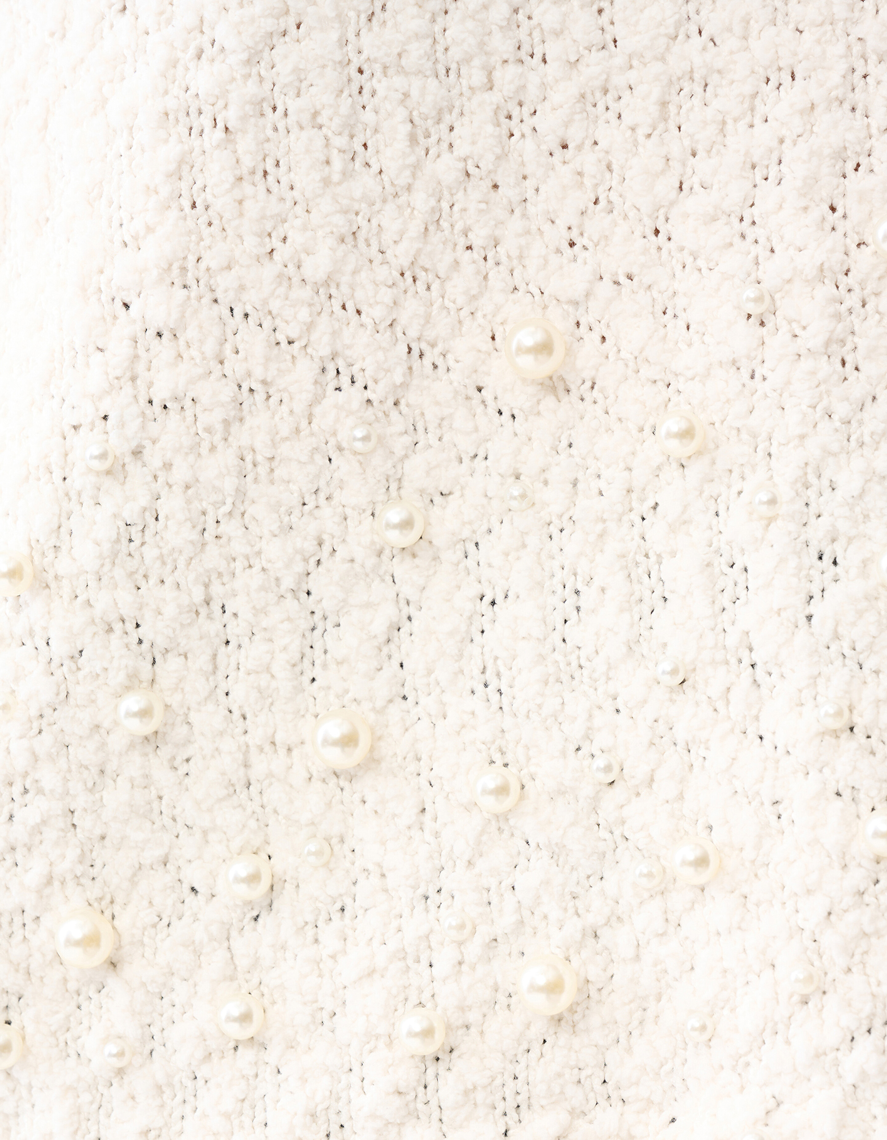 Perlenpullover Off White SHOEBY WOMEN
