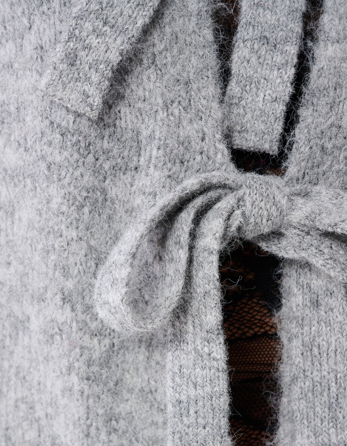 Zweiweg-Streifenweste Lichtgrau SHOEBY WOMEN