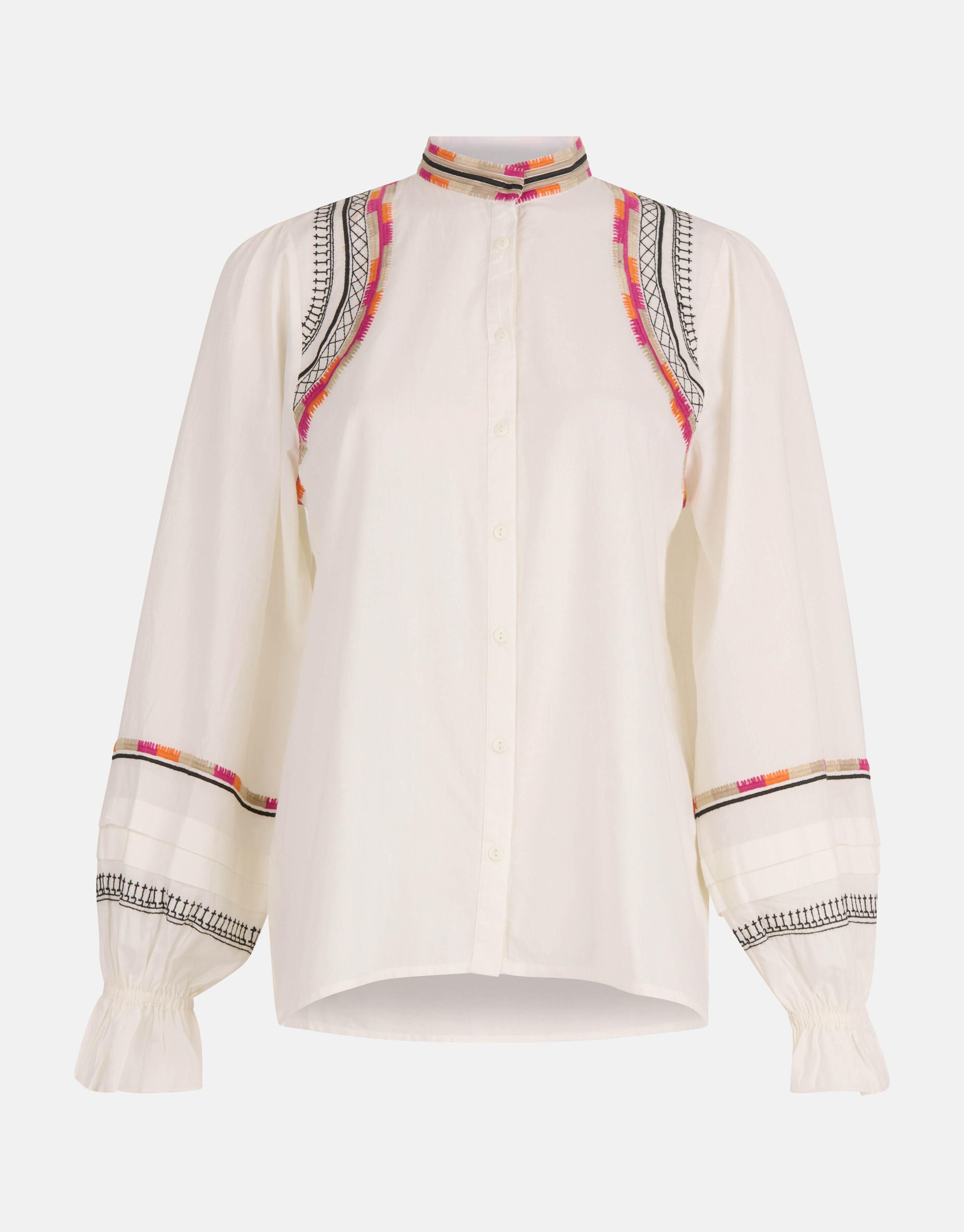Bluse mit Stickereidetails Off White SHOEBY WOMEN