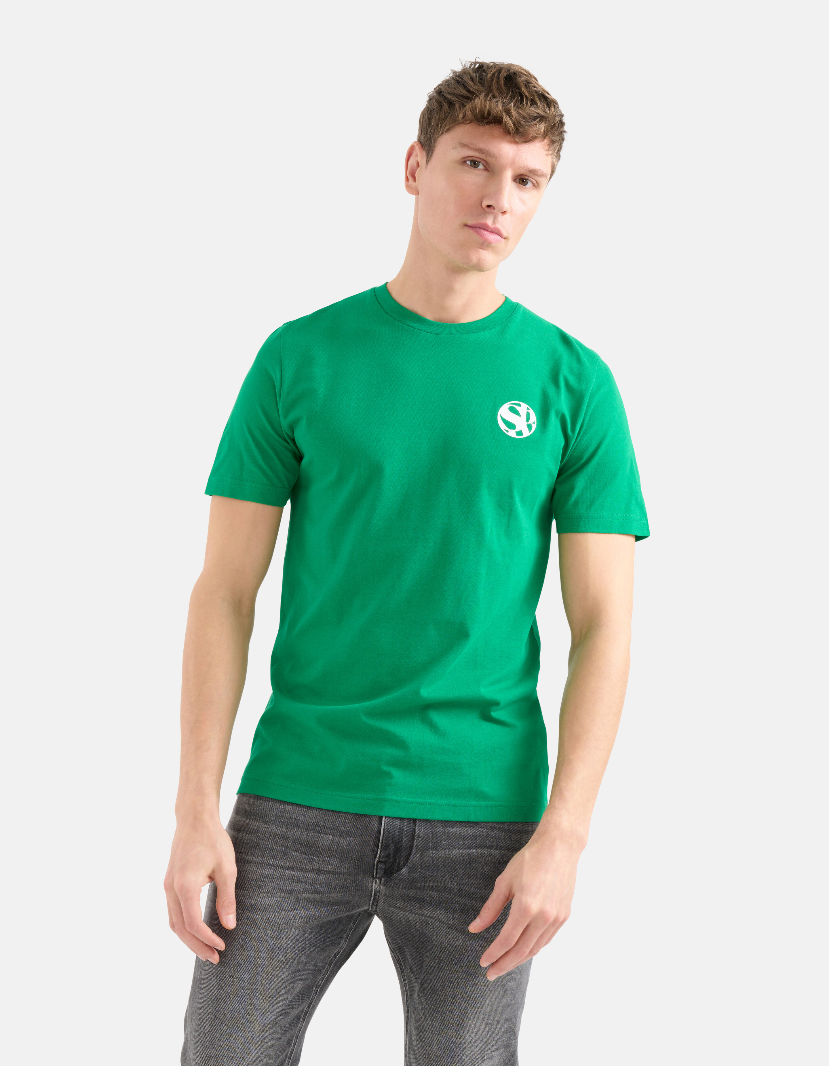 Kunstwerk T-shirt Grün SHOEBY MEN