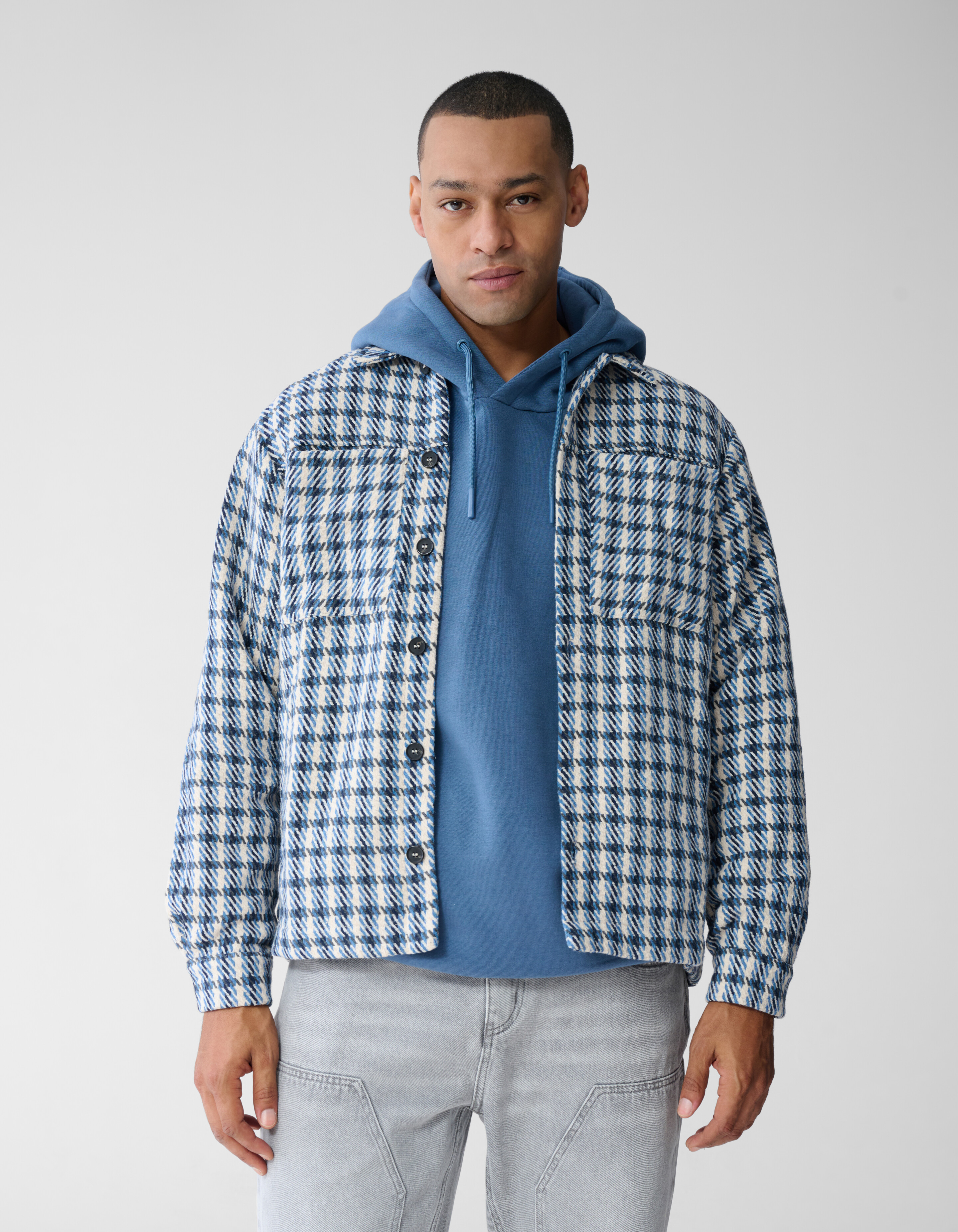 Ruiten Overshirt Blau SHOEBY MEN