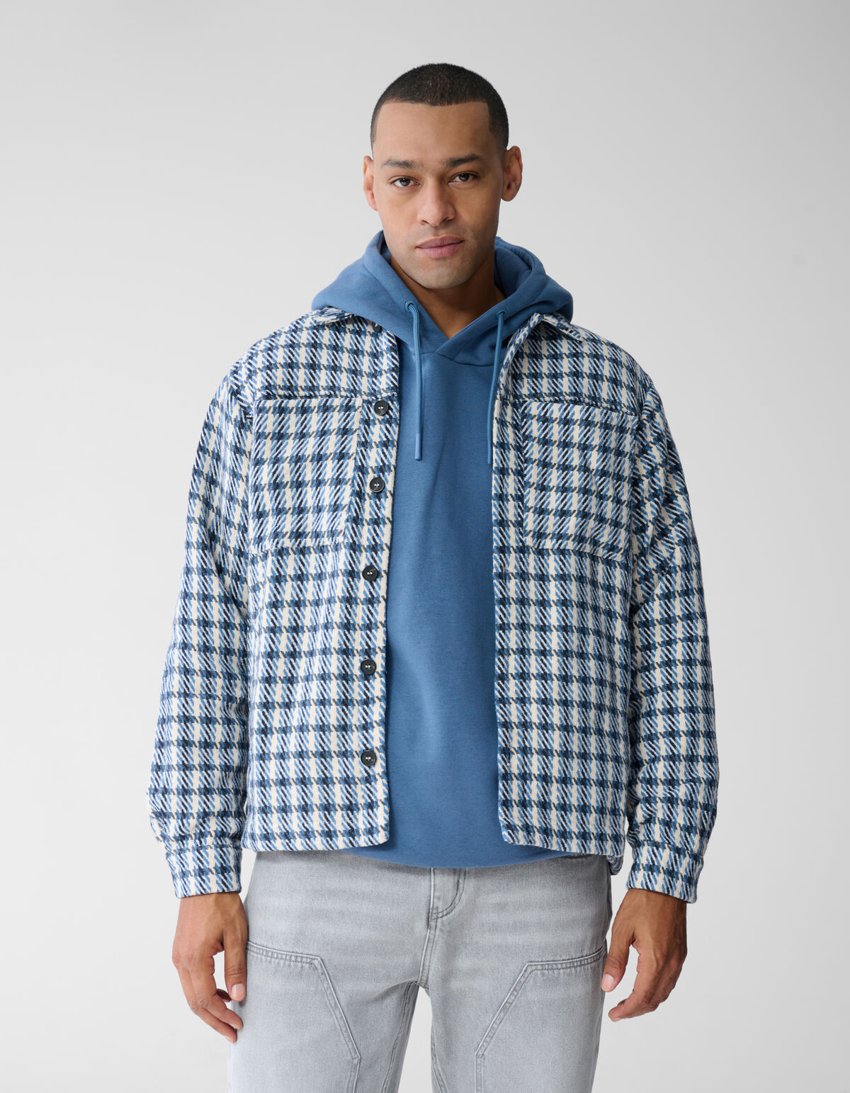 Ruiten Overshirt Blau SHOEBY MEN