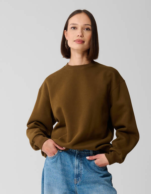 Pullover mit Schnürung in Khaki SHOEBY WOMEN
