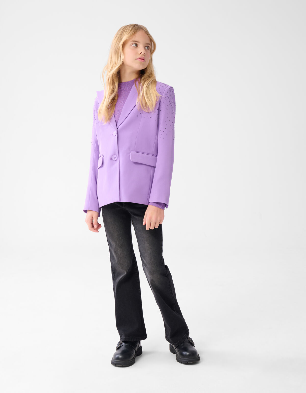 Strass Blazer Hellviolett SHOEBY GIRLS
