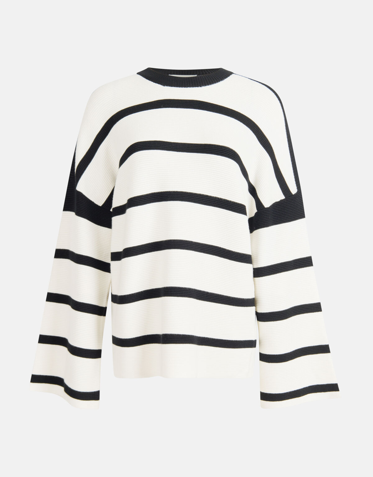 Gestreifter Pullover Wei&szlig; SHOEBY WOMEN