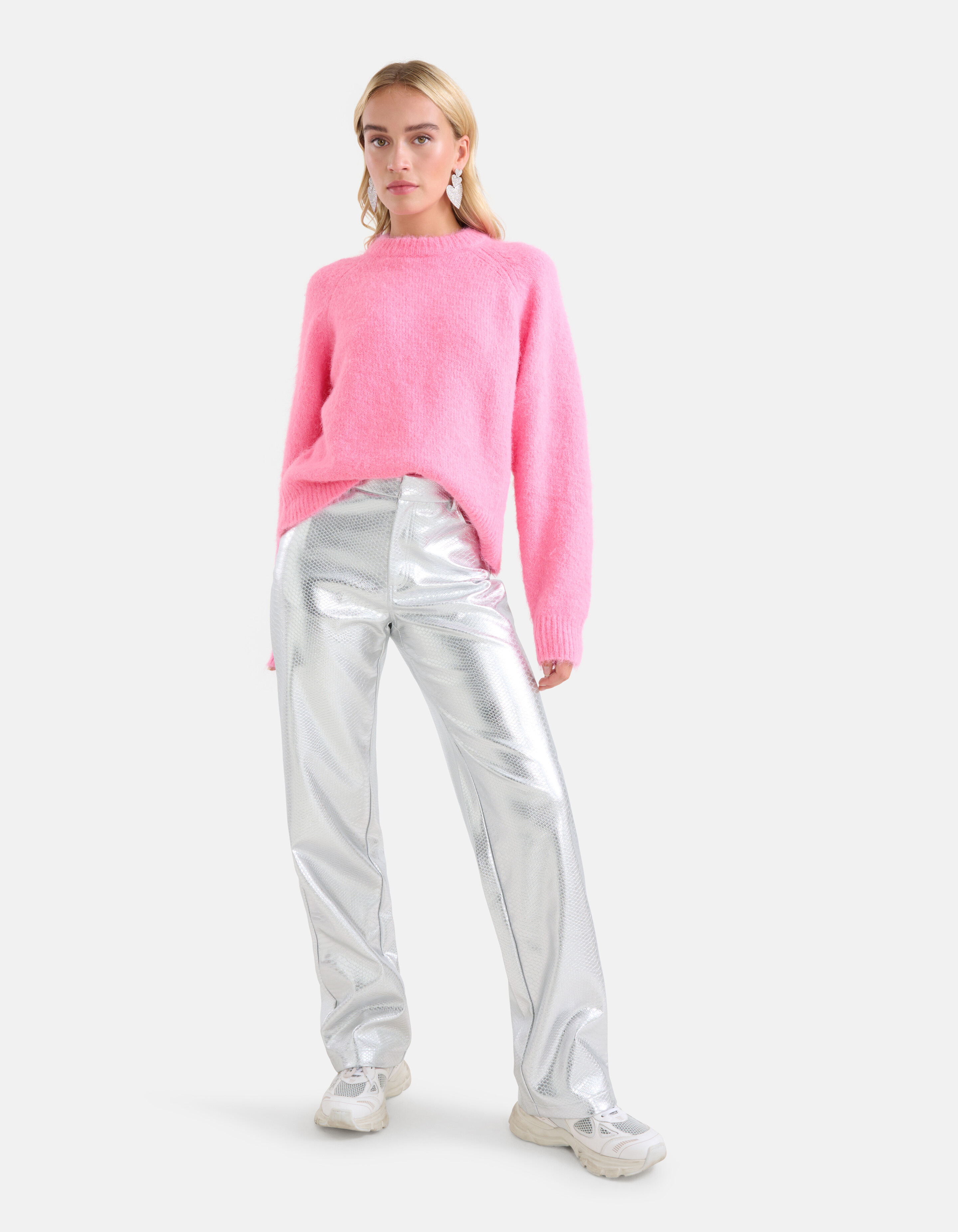 Hose mit Schlangenmuster Silver By Monica SHOEBY WOMEN