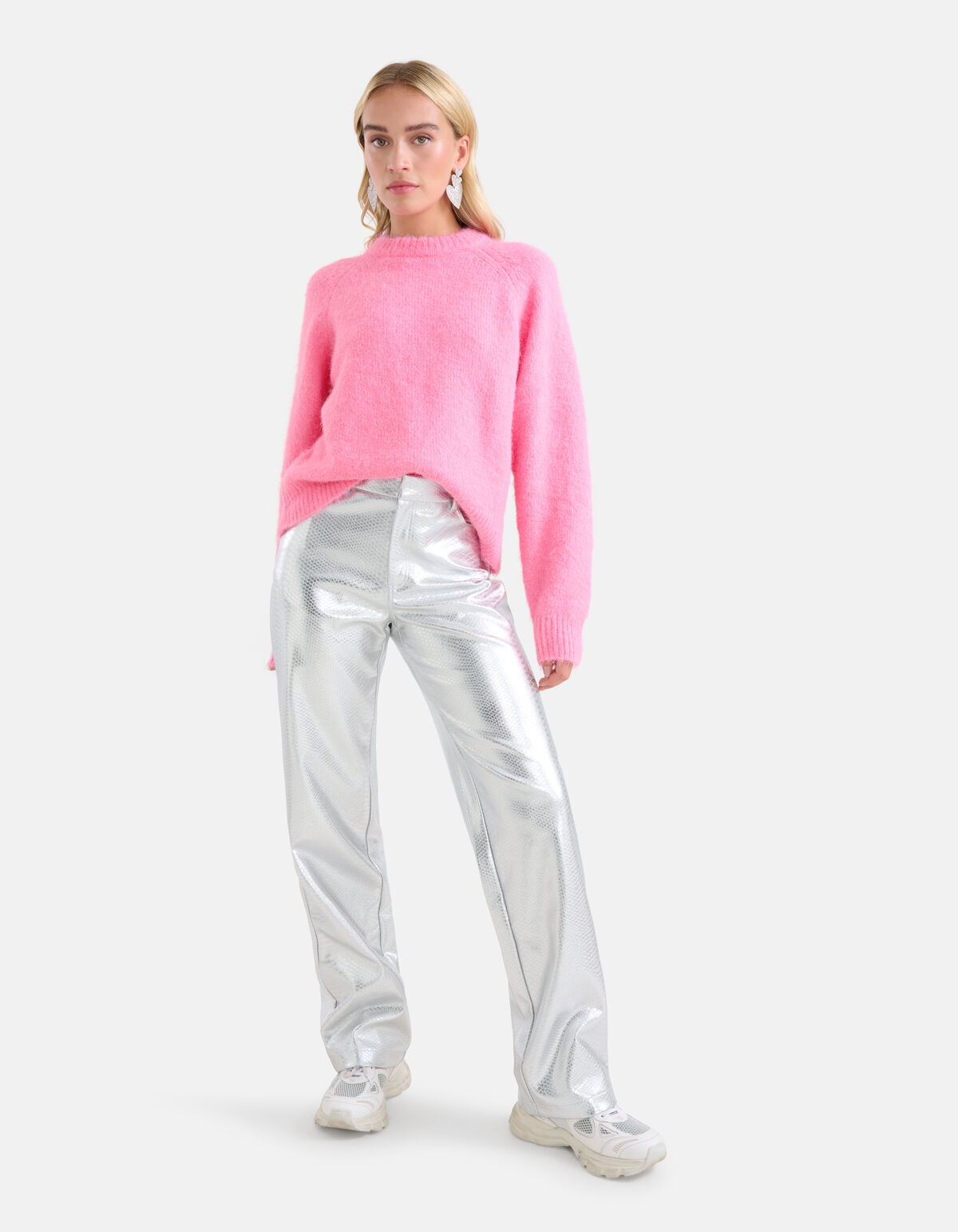 Hose mit Schlangenmuster Silver By Monica SHOEBY WOMEN