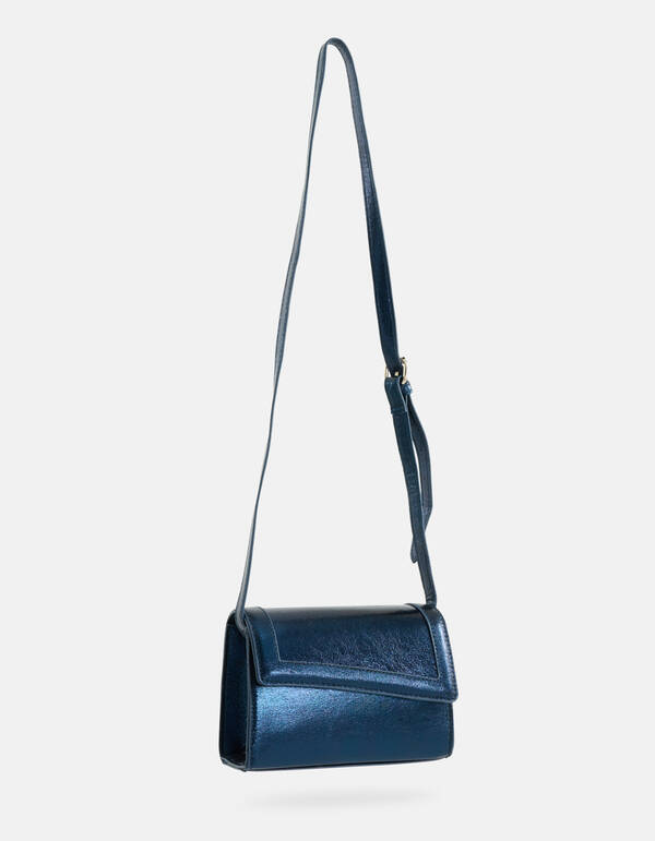 Metallic-Minitasche Dunkelblau SHOEBY ACCESSOIRES