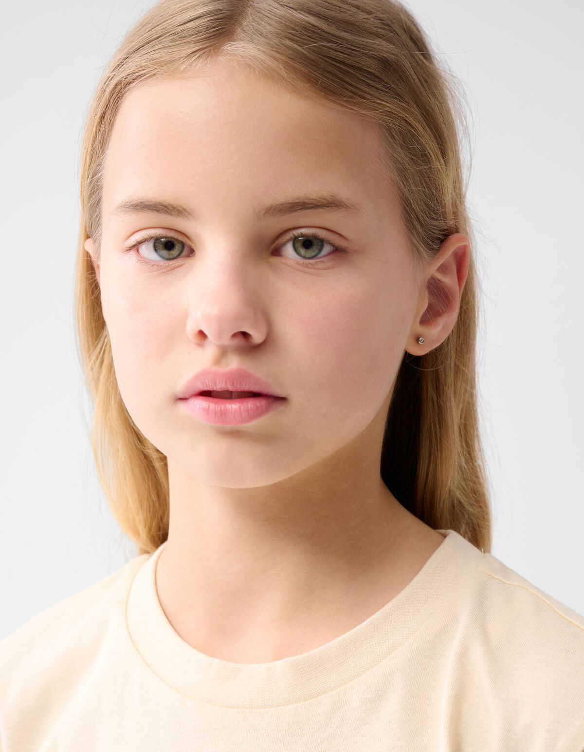 Kunstwerk T-shirt Beige SHOEBY GIRLS