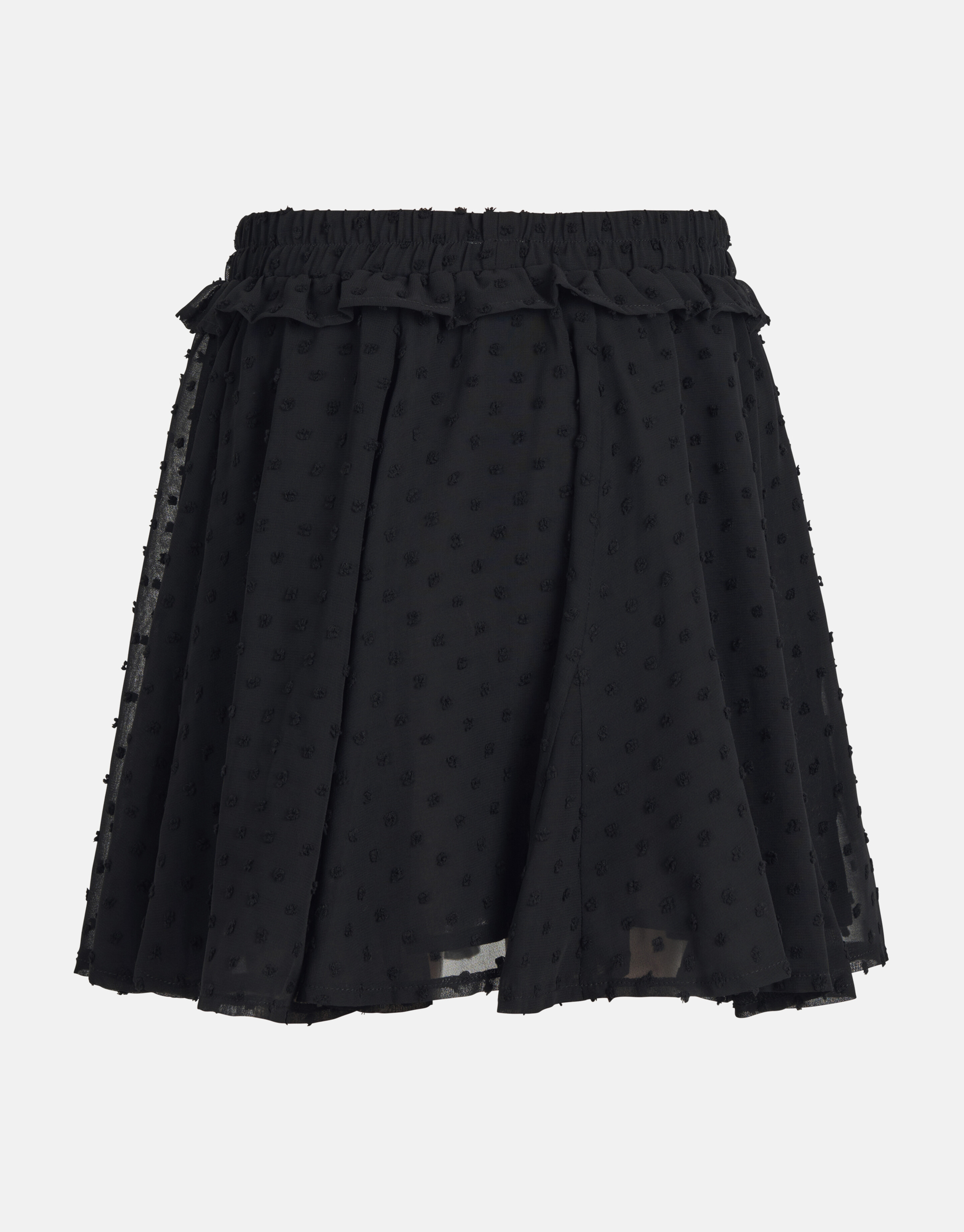 Chiffon Dot Rok Zwart SHOEBY GIRLS