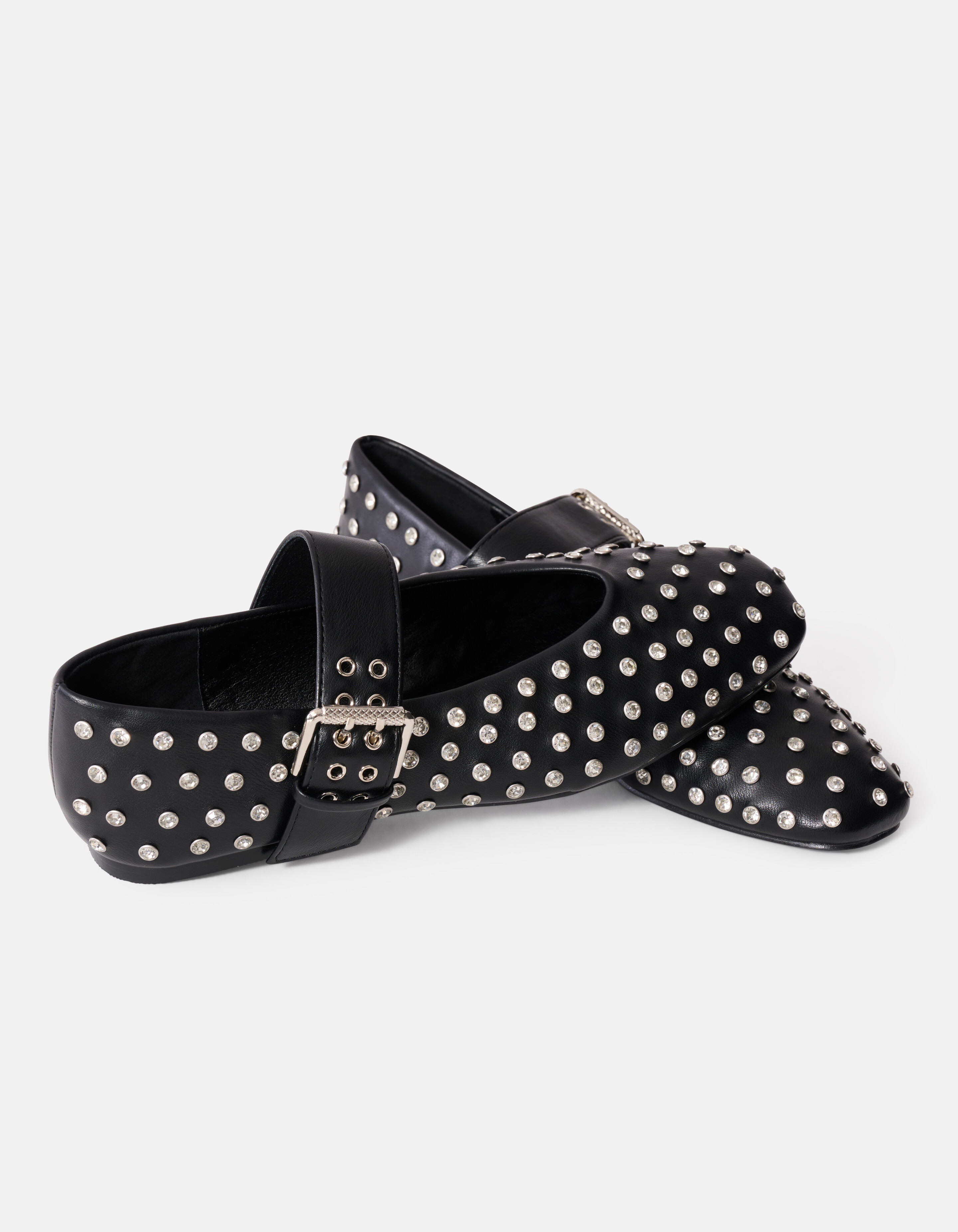 Strassnieten Slipper Schwarz SCHOENEN SHOEBY