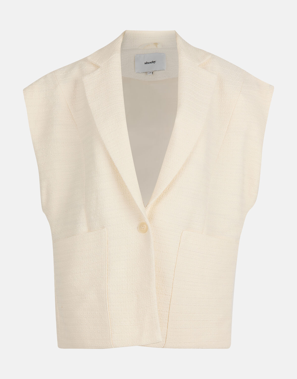 Übergroßes Gilet Off White SHOEBY WOMEN