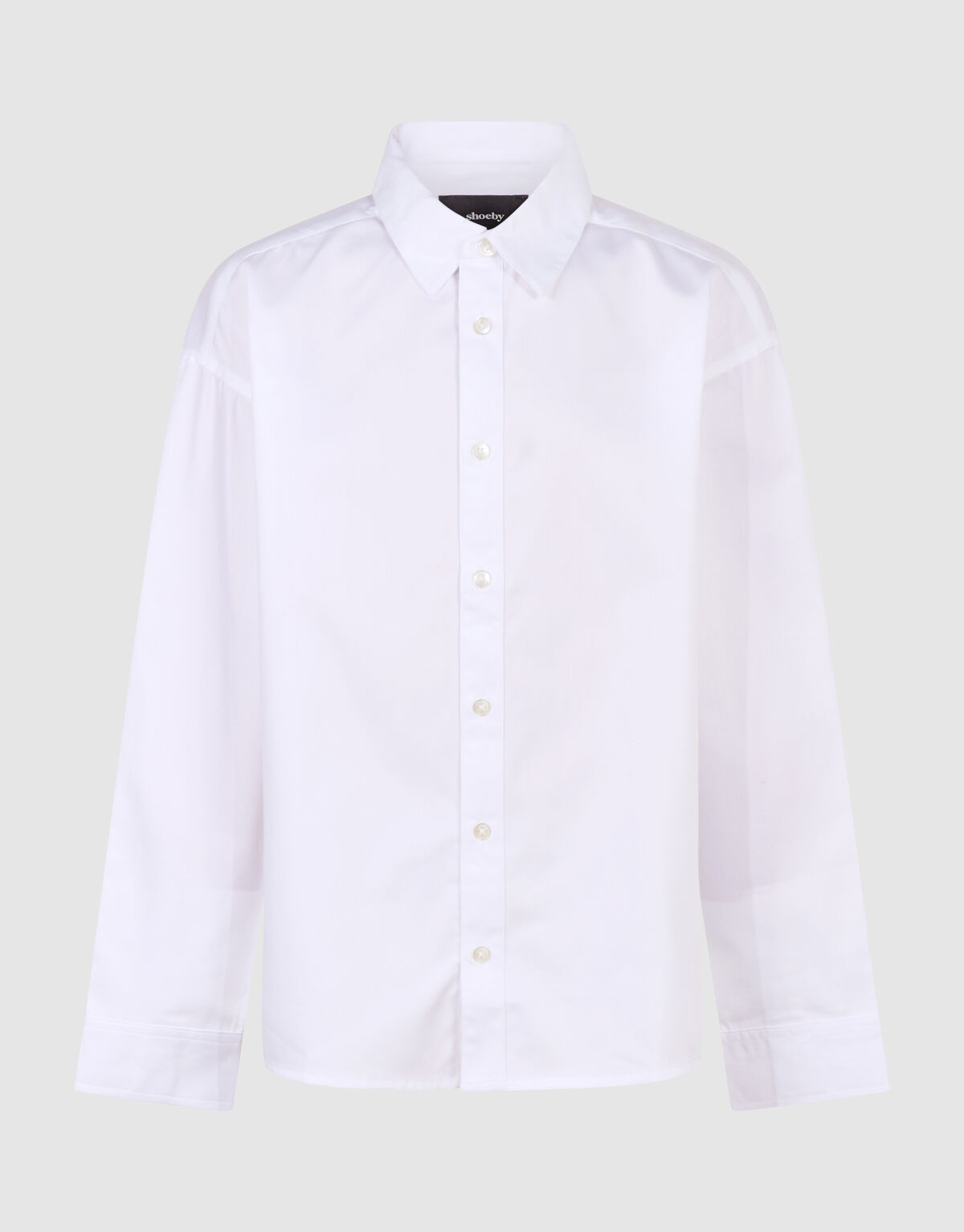 Oversized Basic-Hemd Wei&szlig; SHOEBY BOYS
